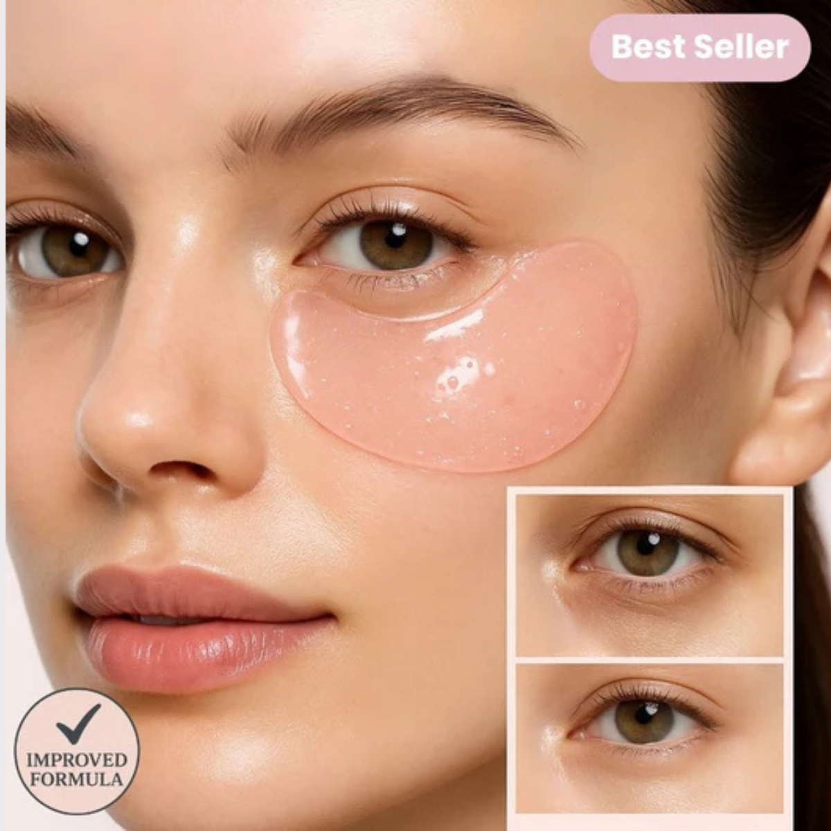 10-Min Dark Circle & Puffy Eye Repair Patch With Peptide + Collagen Hydrogel (60 Pcs)