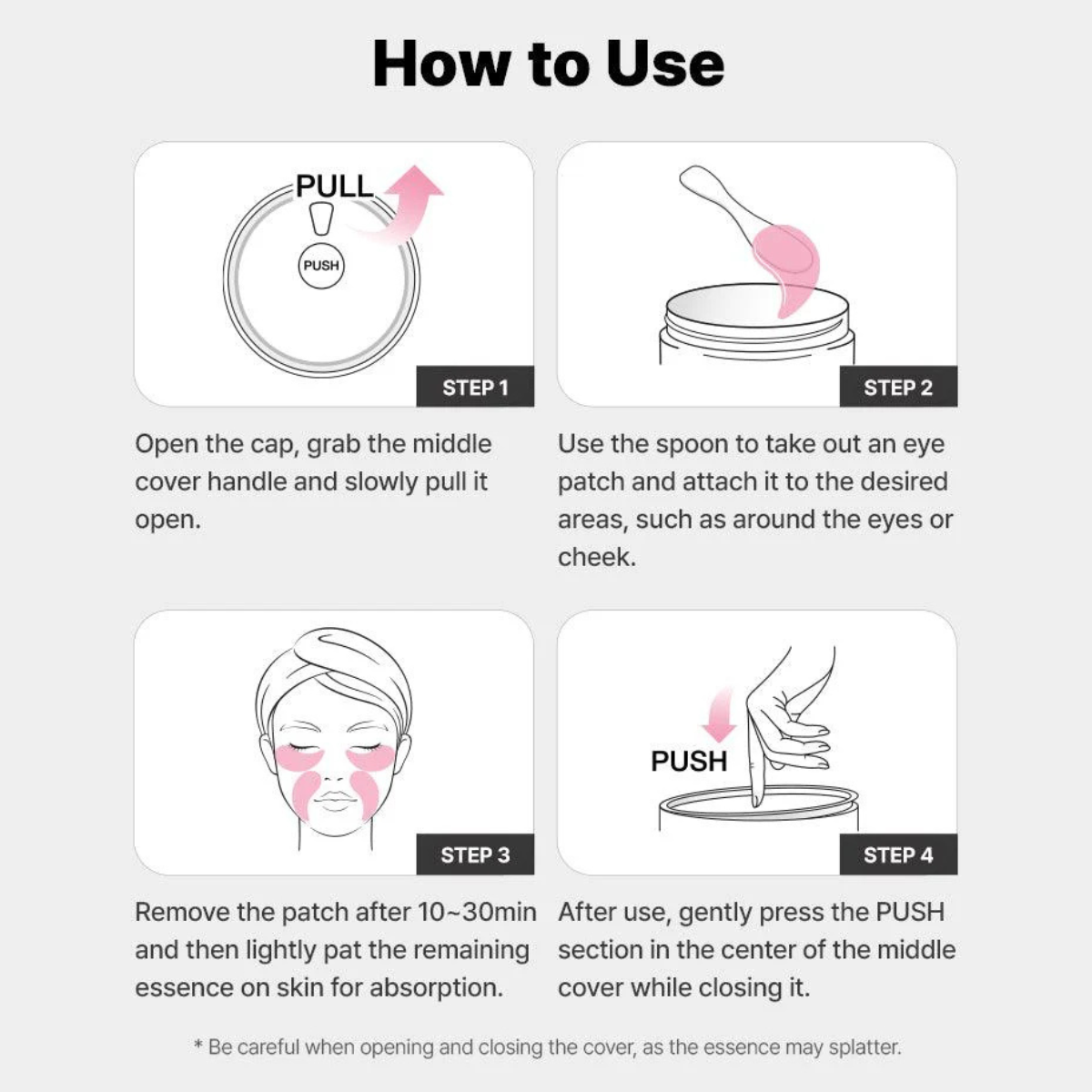10-Min Dark Circle & Puffy Eye Repair Patch With Peptide + Collagen Hydrogel (60 Pcs)