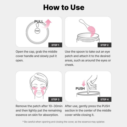 10-Min Dark Circle & Puffy Eye Repair Patch With Peptide + Collagen Hydrogel (60 Pcs)