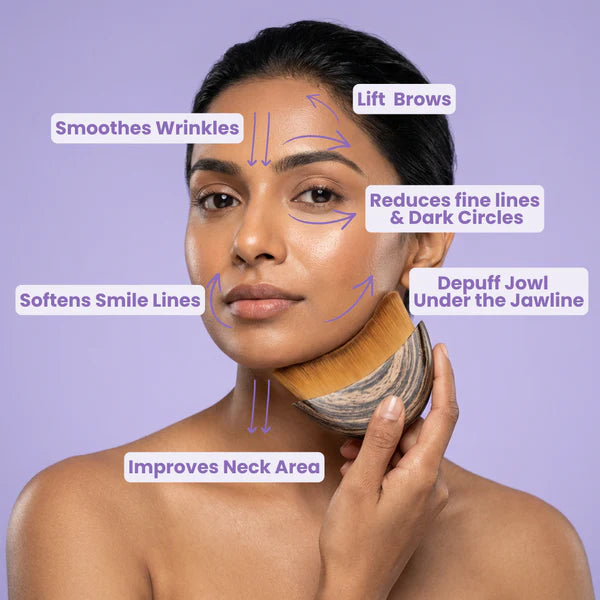 LumiSculpt™ Lymphatic Contour Brush  - Jawline, Chin & Face Depuffing