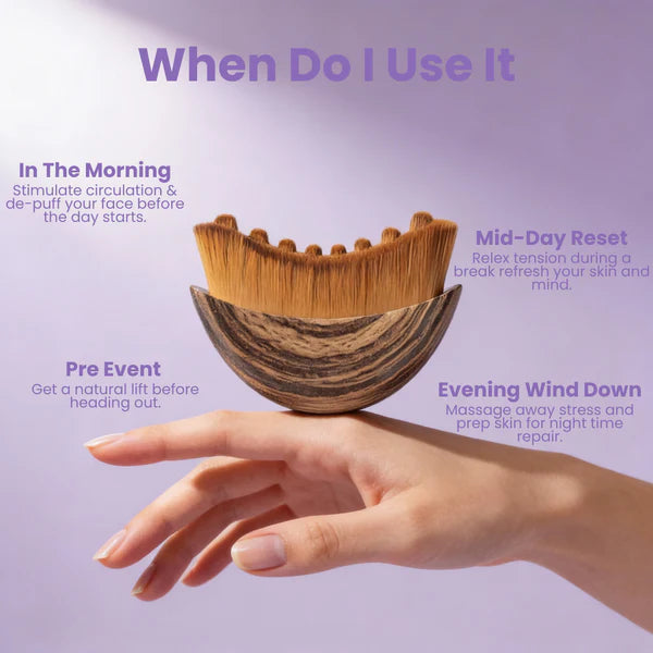 LumiSculpt™ Lymphatic Contour Brush  - Jawline, Chin & Face Depuffing