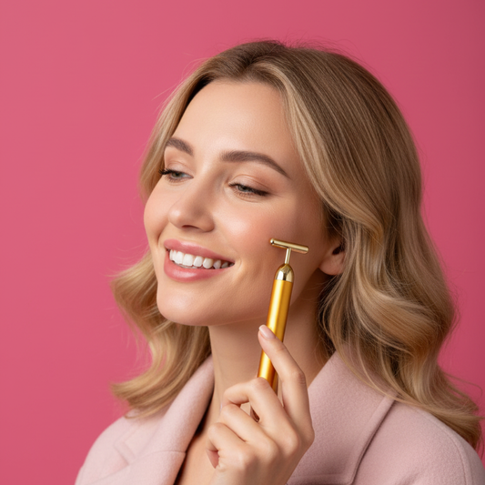 24K Gold Platted™ Vibrating Face Massager Kit