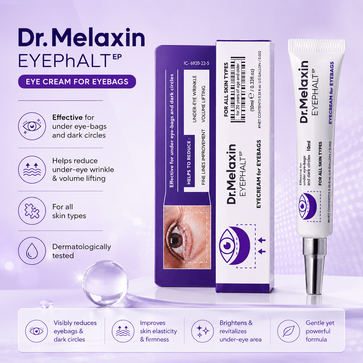 Dr. Melaxin Eyephalt Undereye Cream