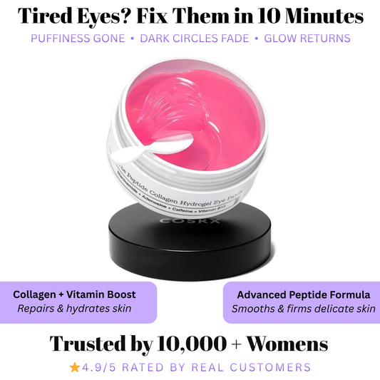 10-Min Dark Circle & Puffy Eye Repair Patch With Peptide + Collagen Hydrogel (60 Pcs)